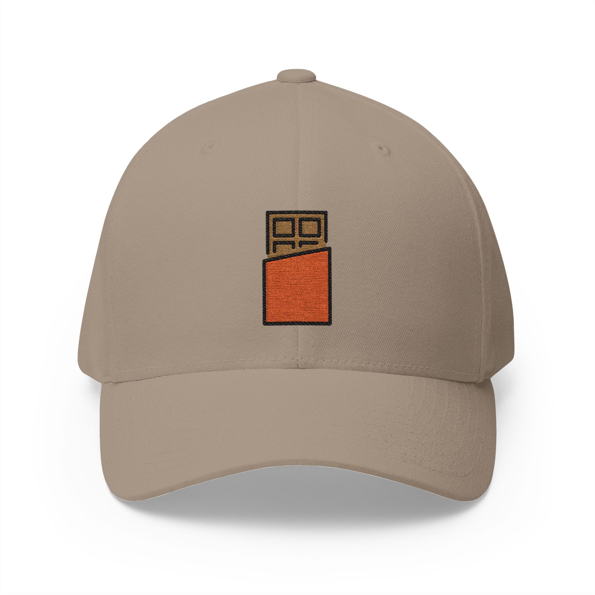 Chocolate Bar Emoji Khaki Cap – Premium by Capmoji