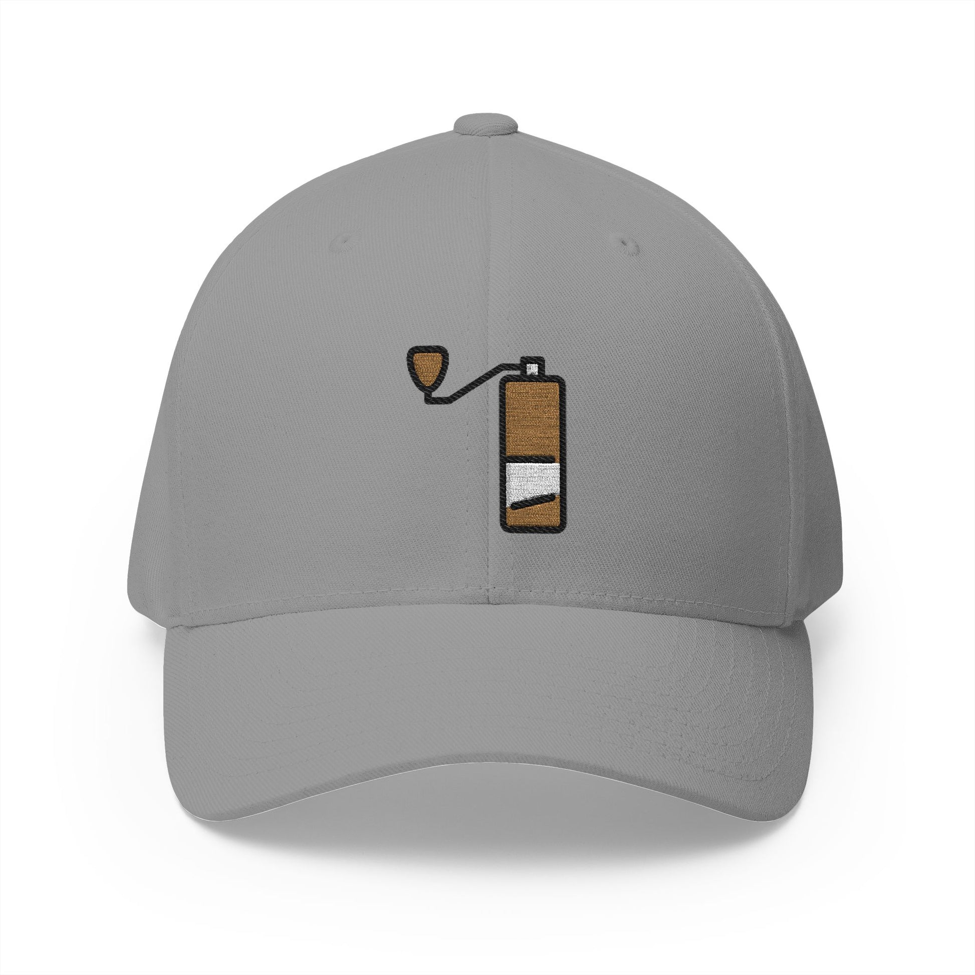 Coffee Grinder Emoji Grey Cap – Premium by Capmoji