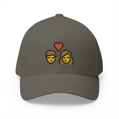 Kiss Emoji Olive Cap – Premium by Capmoji
