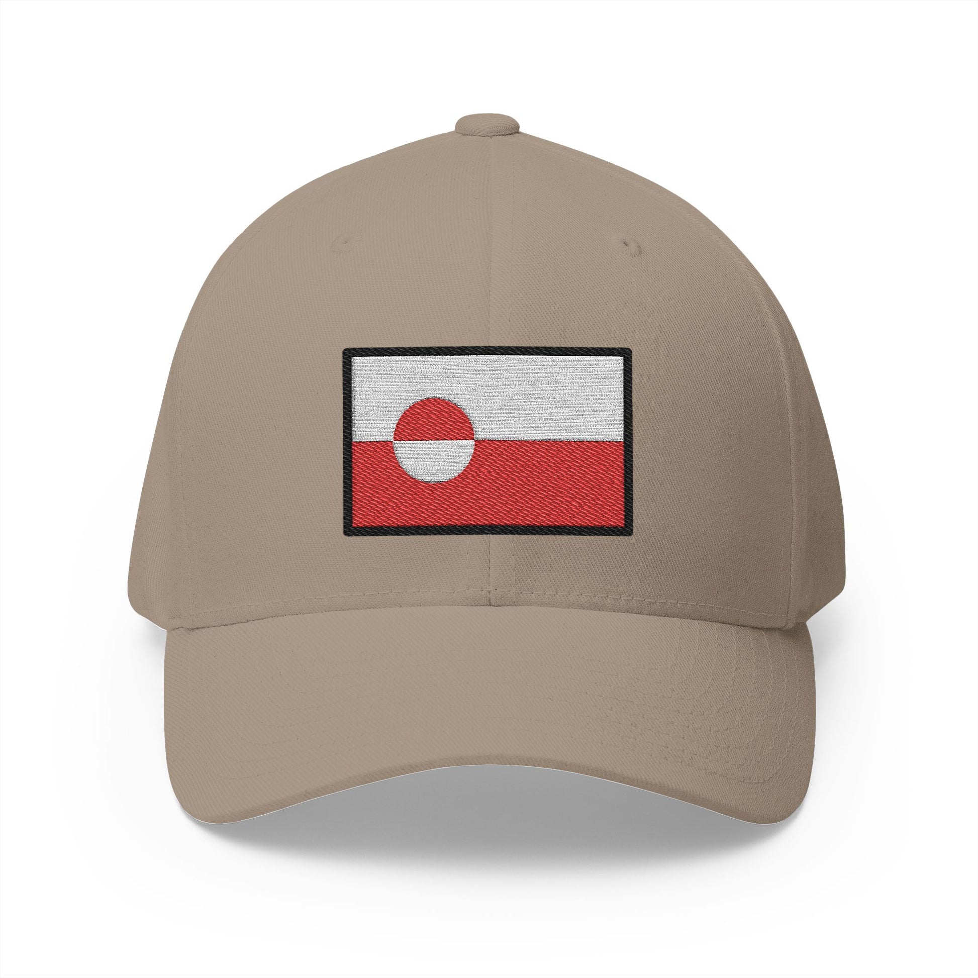 Flag: Greenland Emoji Khaki Cap – Premium by Capmoji