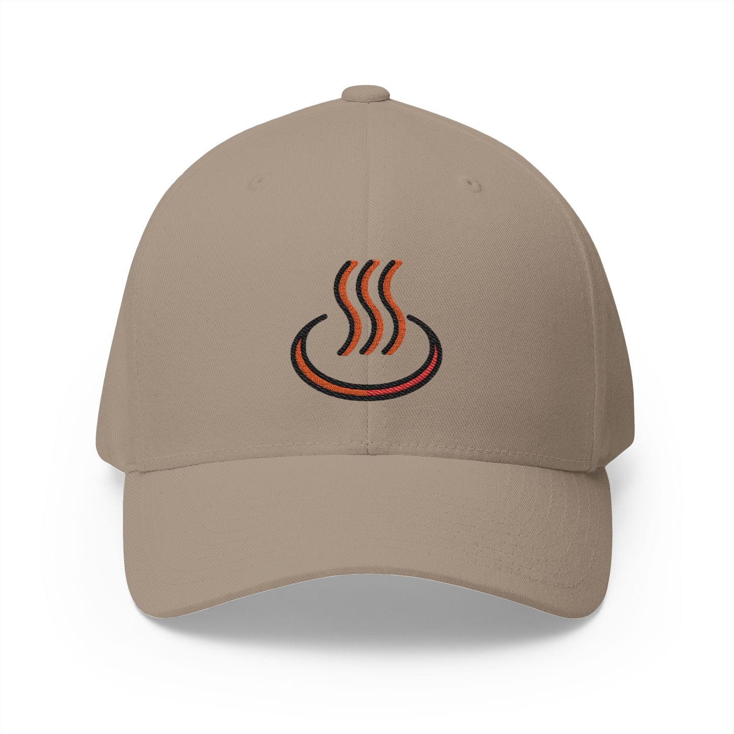 Hot Springs Emoji Khaki Cap – Premium by Capmoji