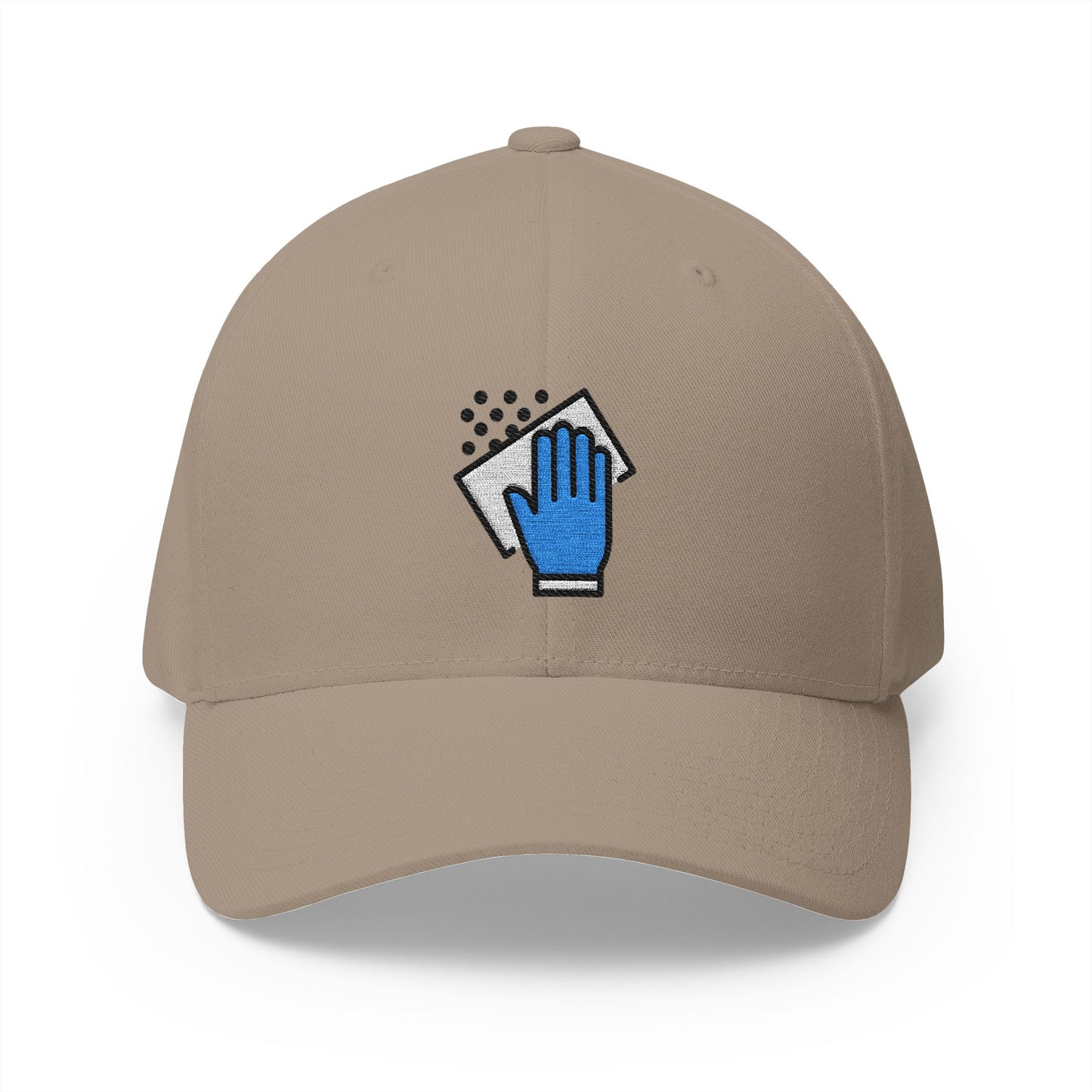 Disinfect Surface Emoji Khaki Cap – Premium by Capmoji