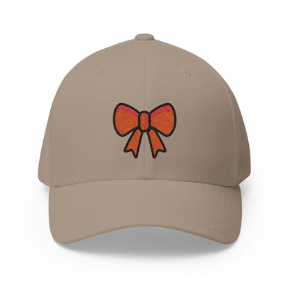 Ribbon Emoji Khaki Cap – Premium by Capmoji