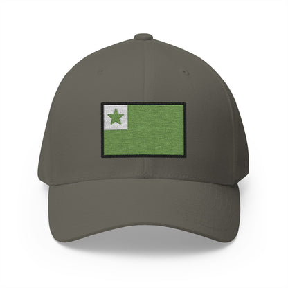 Esperanto Flag Emoji Olive Cap – Premium by Capmoji