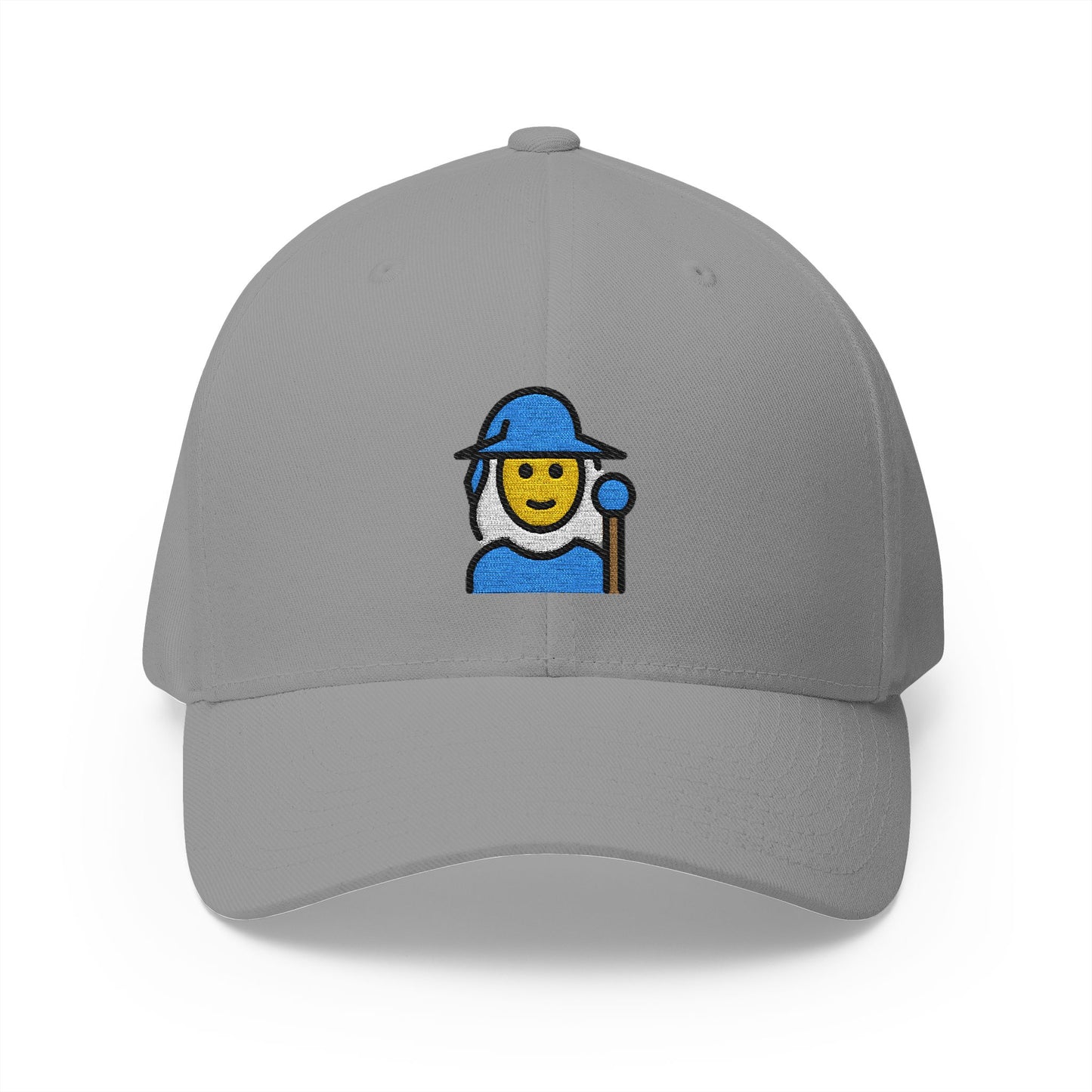 Woman Mage Emoji Grey Cap – Premium by Capmoji