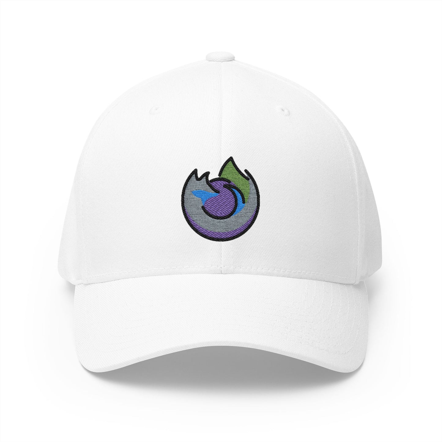 Firefox Nightly Emoji White Cap – Premium by Capmoji