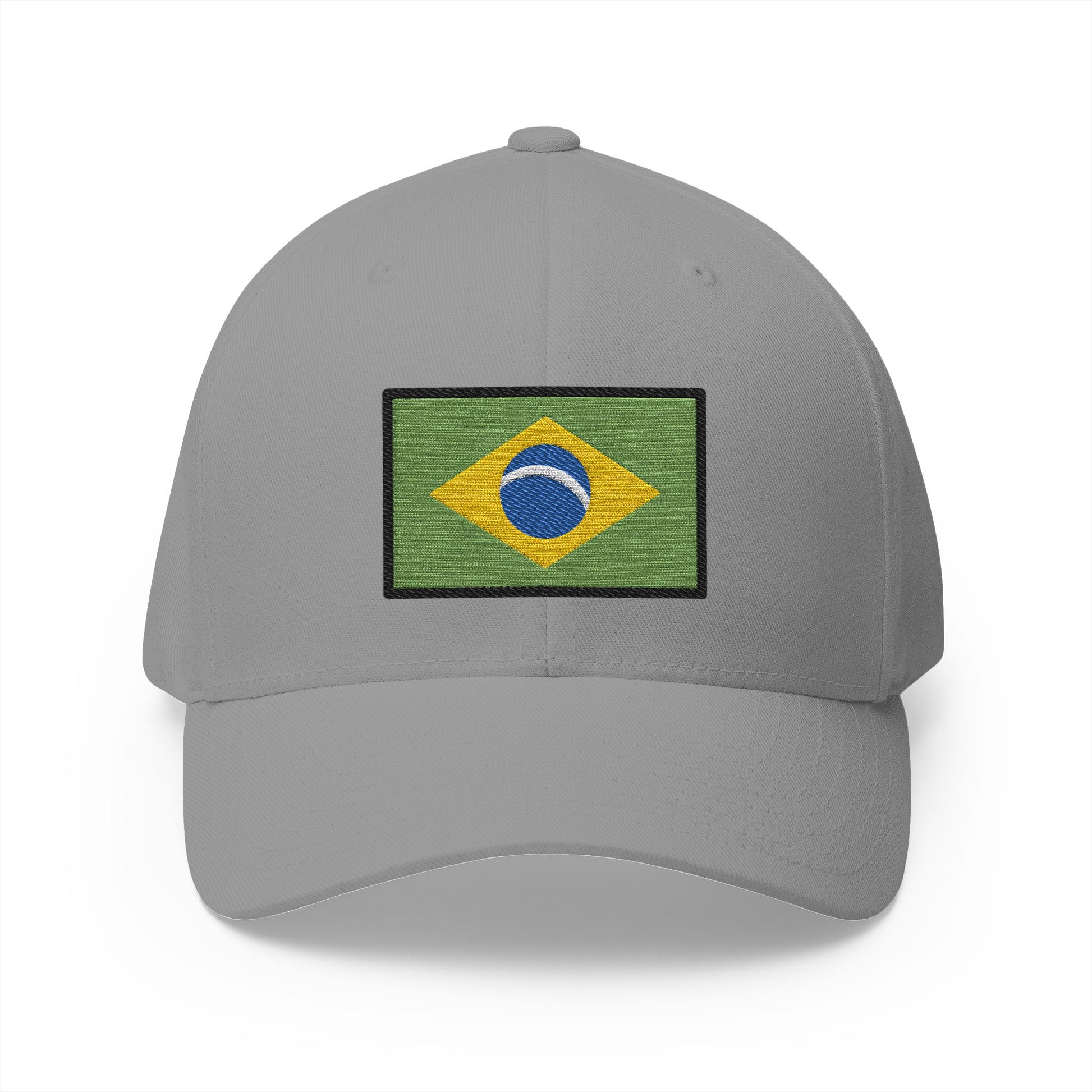 Flag: Brazil Emoji Grey Cap – Premium by Capmoji