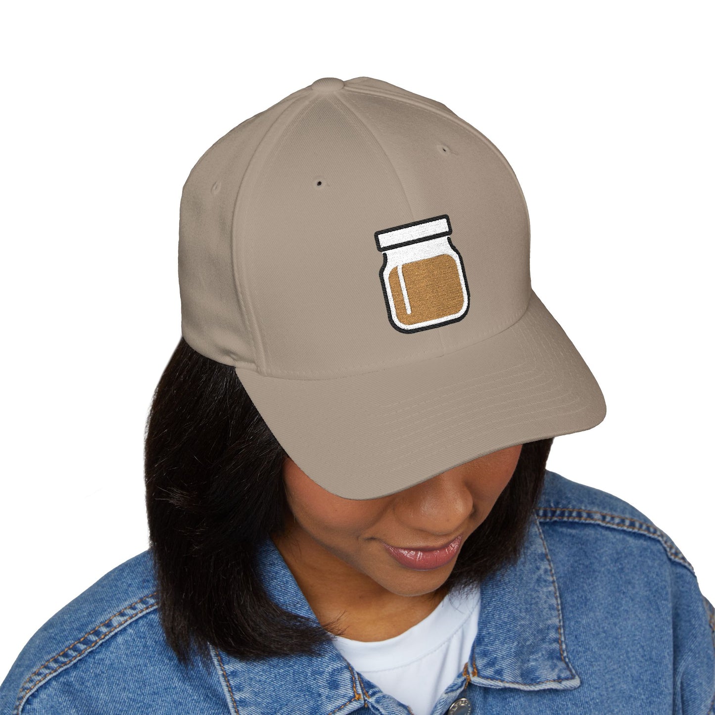Jar With Brown Content Emoji Cap – Premium by Capmoji