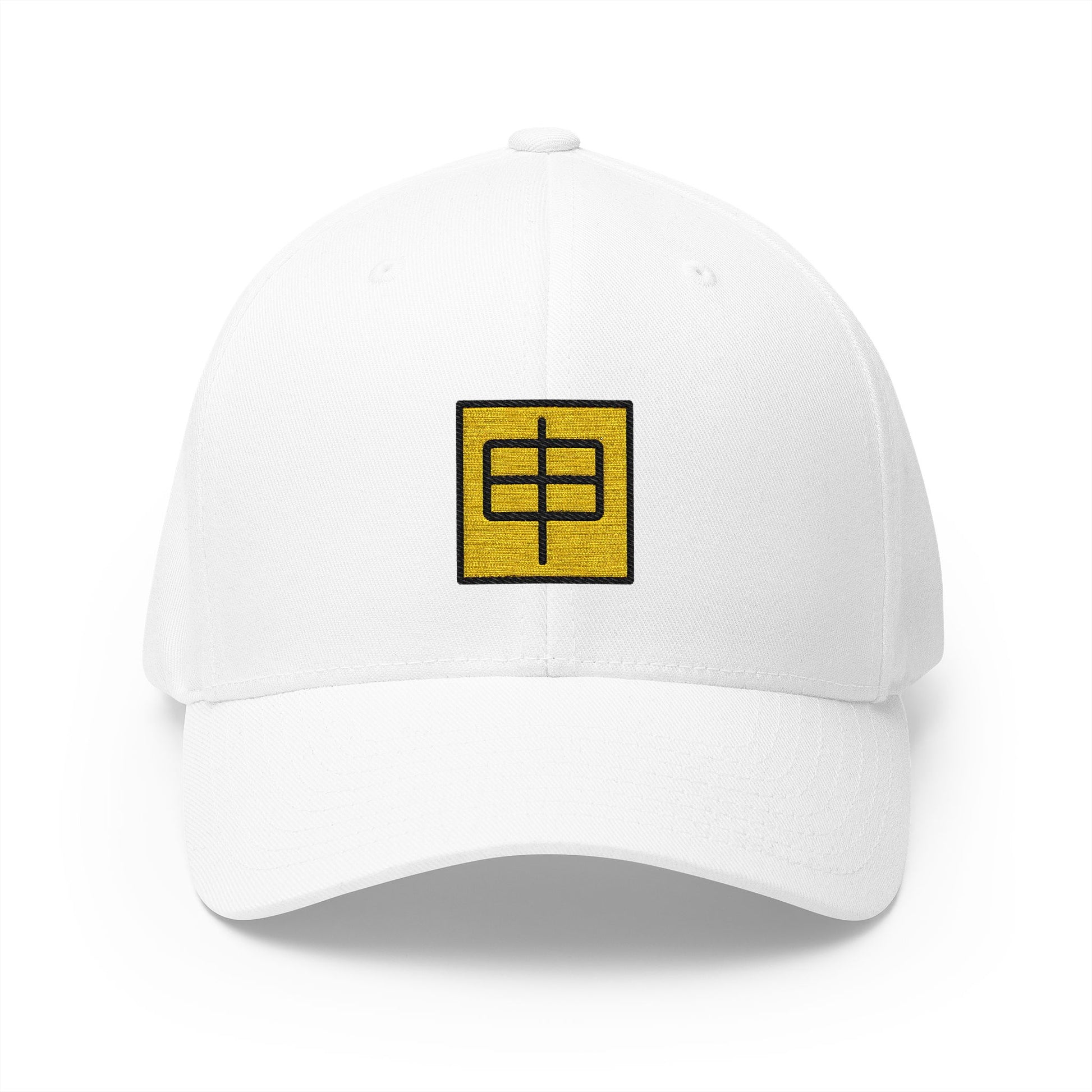Japanese "application" Button Emoji White Cap – Premium by Capmoji