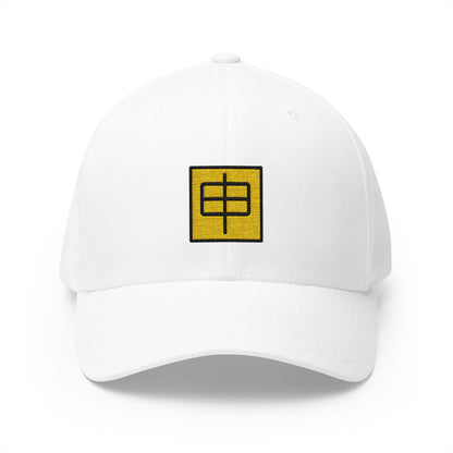 Japanese "application" Button Emoji White Cap – Premium by Capmoji
