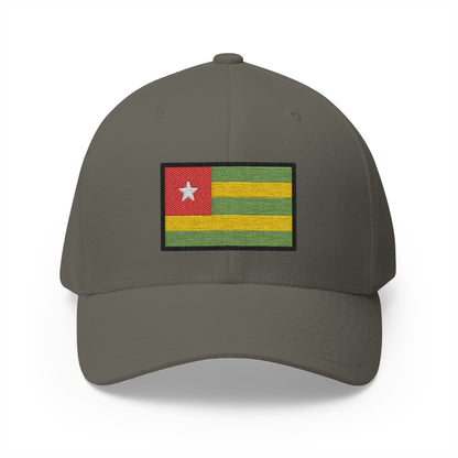 Flag: Togo Emoji Olive Cap – Premium by Capmoji