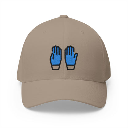 Medical Gloves Emoji Khaki Cap – Premium by Capmoji