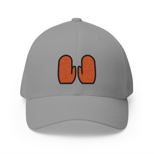 Gloves Emoji Grey Cap – Premium by Capmoji