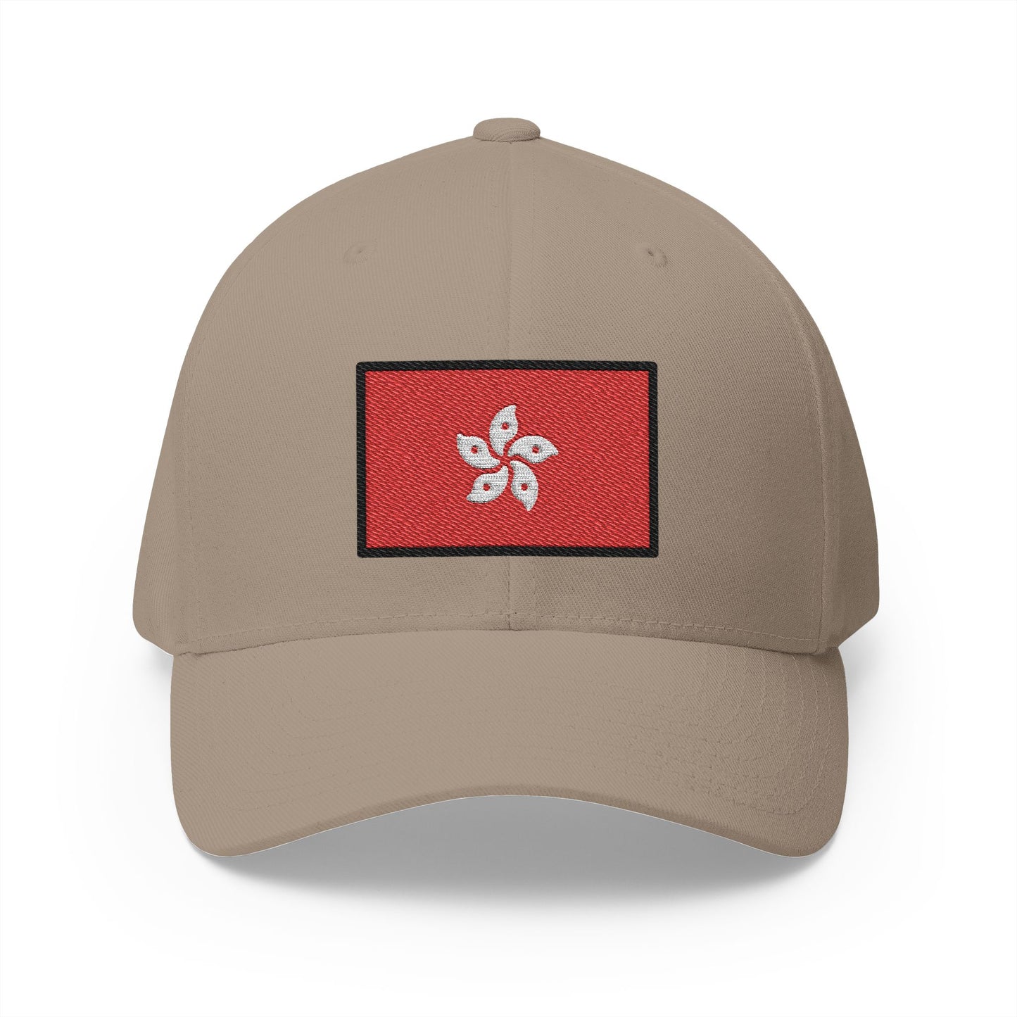Flag: Hong Kong Sar China Emoji Khaki Cap – Premium by Capmoji