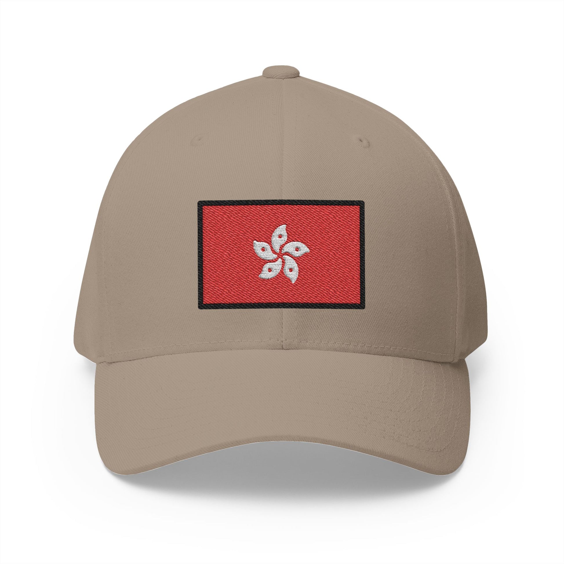 Flag: Hong Kong Sar China Emoji Khaki Cap – Premium by Capmoji