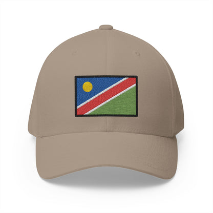 Flag: Namibia Emoji Khaki Cap – Premium by Capmoji
