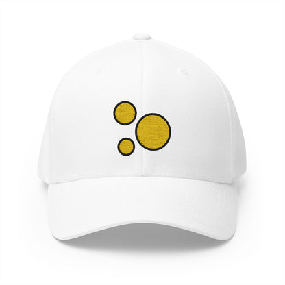 Intricate Emoji White Cap – Premium by Capmoji