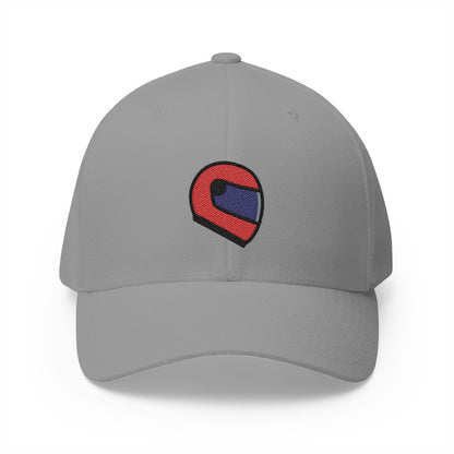 Motorbike Helmet Emoji Grey Cap – Premium by Capmoji