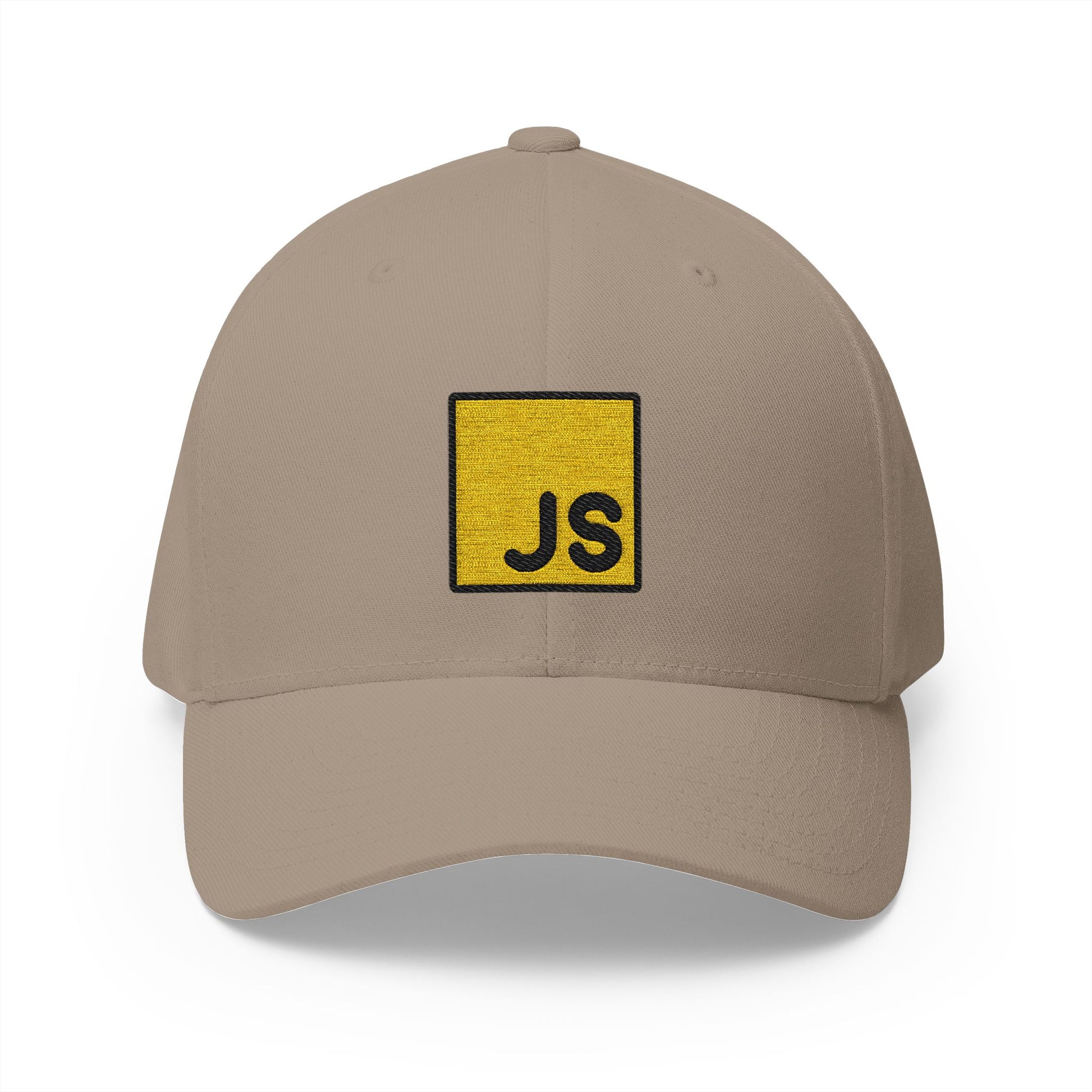 Javascript Emoji Khaki Cap – Premium by Capmoji