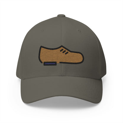 Man'S Shoe Emoji Olive Cap – Premium by Capmoji