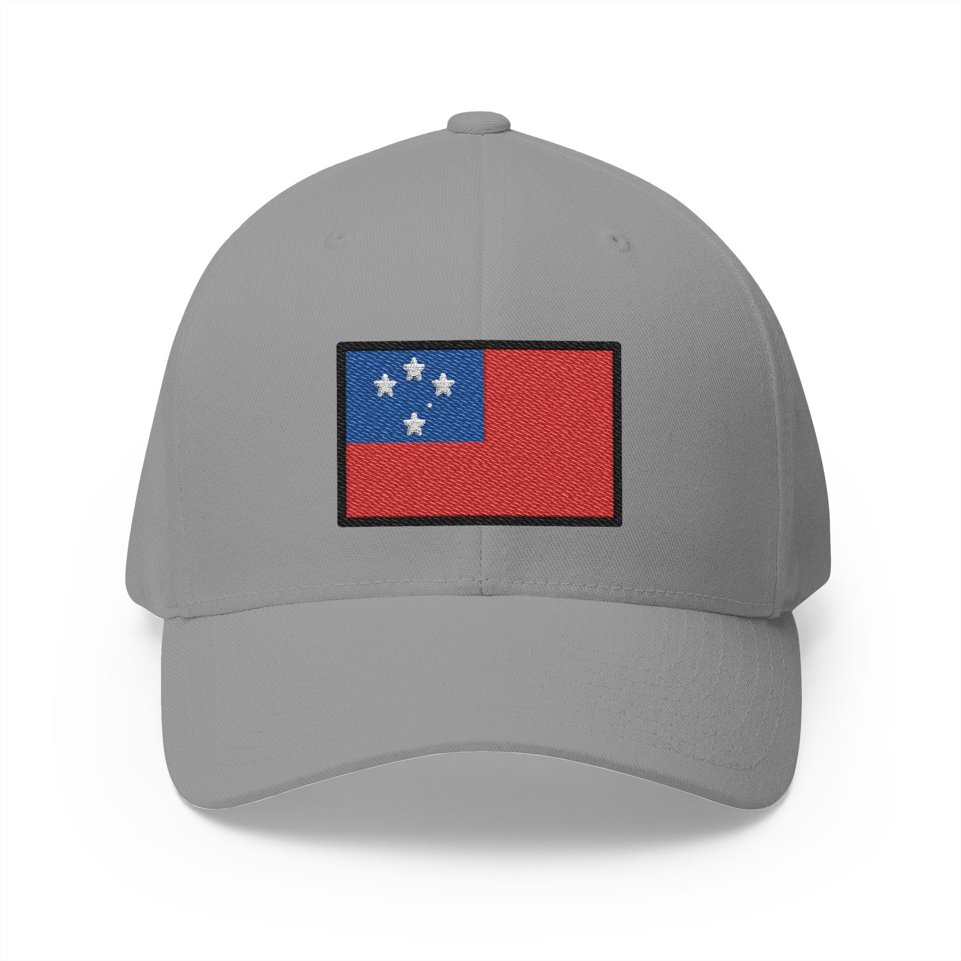 Flag: Samoa Emoji Grey Cap – Premium by Capmoji