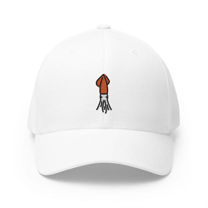 Squid Emoji White Cap – Premium by Capmoji