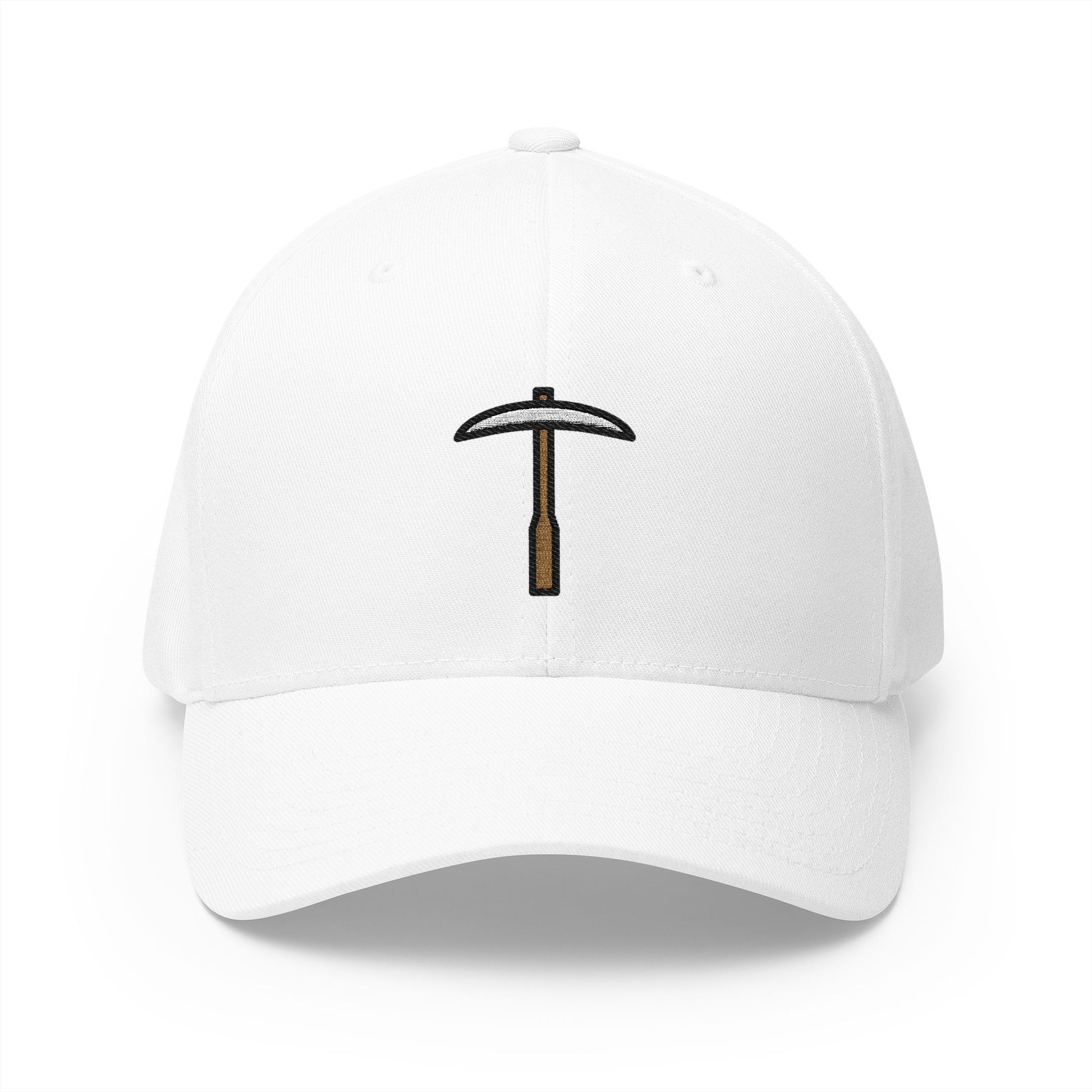 Pick Emoji White Cap – Premium by Capmoji