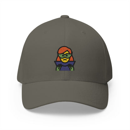 Woman Supervillain Emoji Olive Cap – Premium by Capmoji