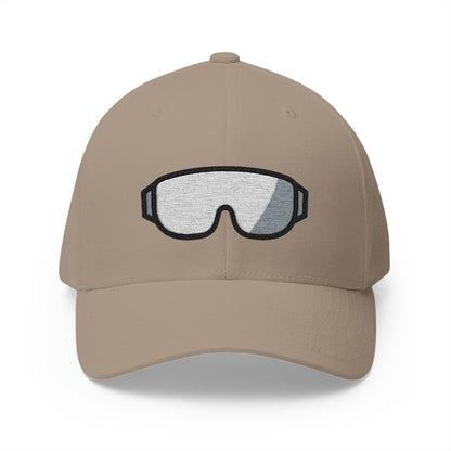 Goggles Emoji Khaki Cap – Premium by Capmoji