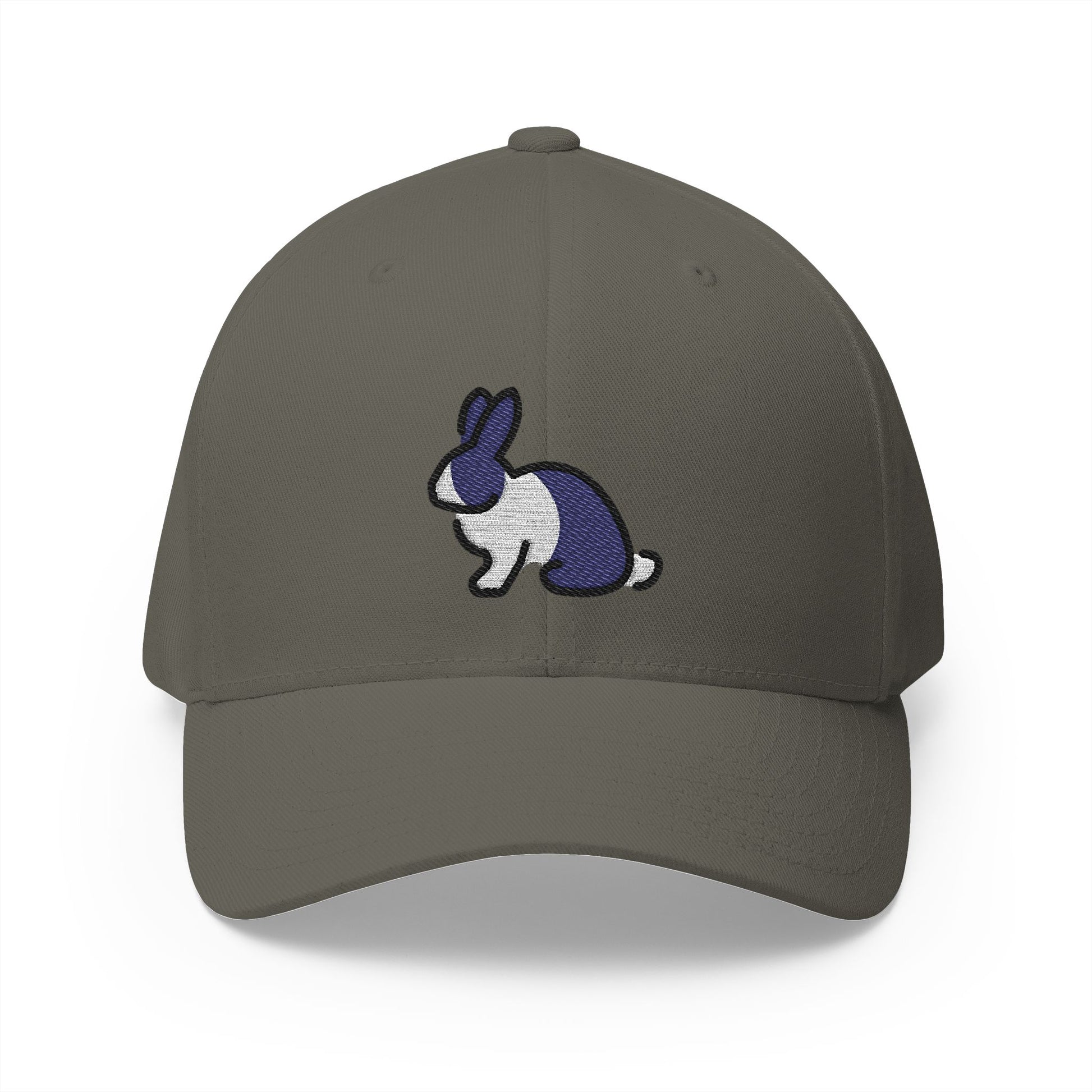 Rabbit Emoji Olive Cap – Premium by Capmoji