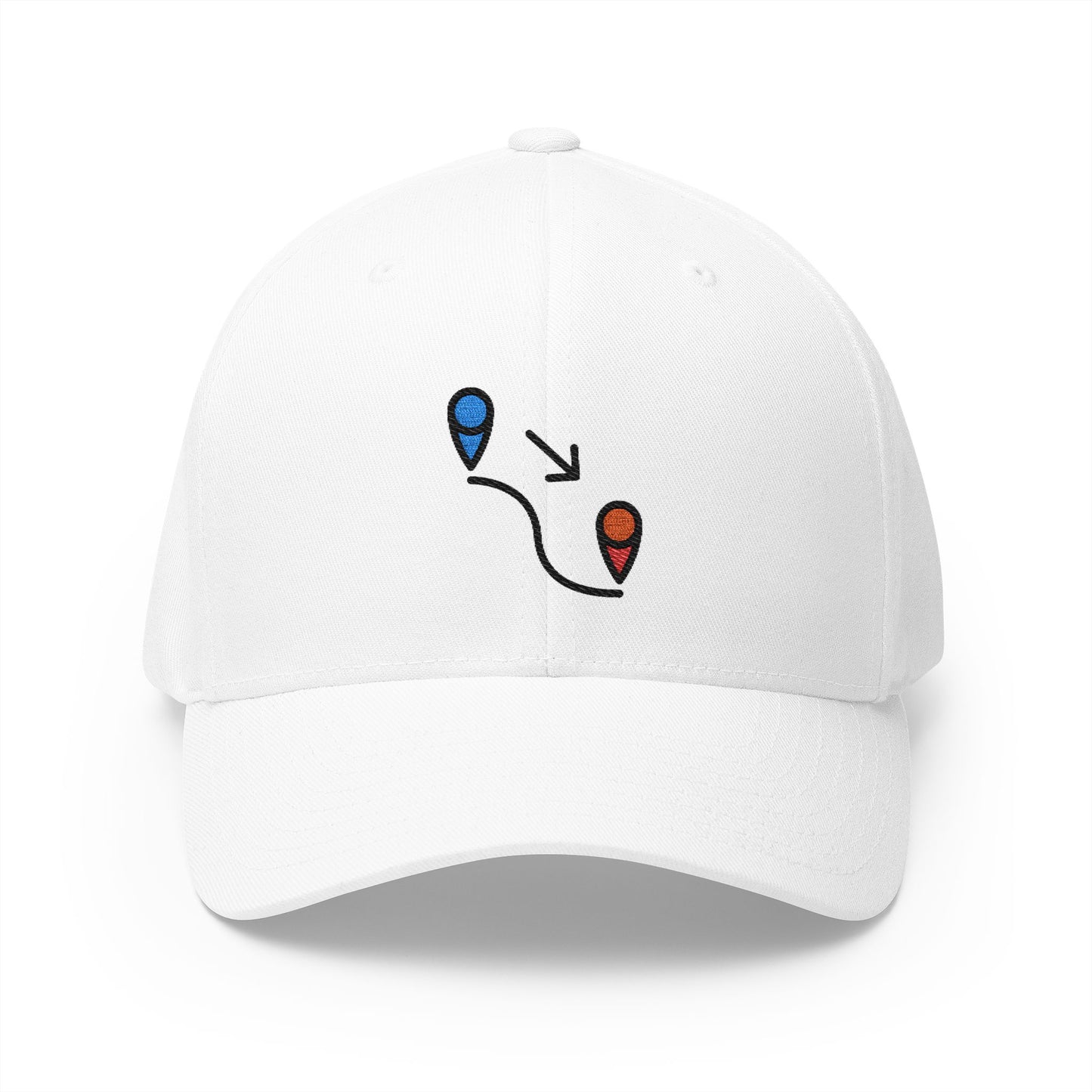 Locomotion Emoji White Cap – Premium by Capmoji