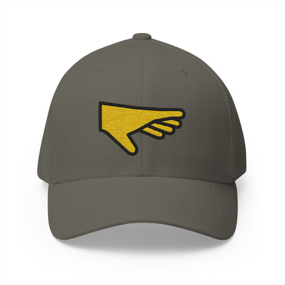Palm Down Hand Emoji Olive Cap – Premium by Capmoji