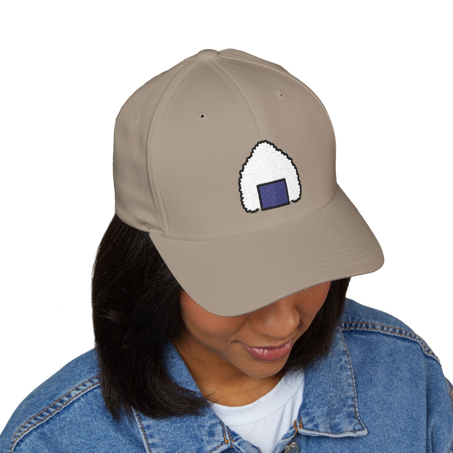 Rice Ball Emoji Cap – Premium by Capmoji