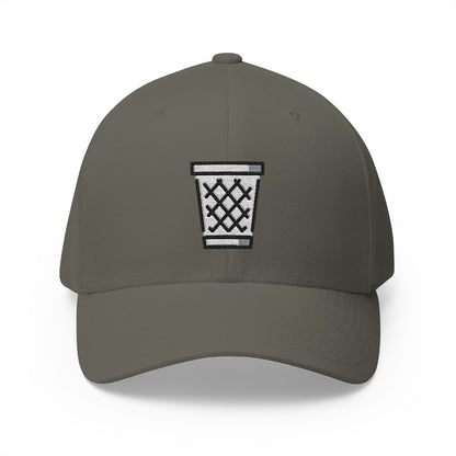 Wastebasket Emoji Olive Cap – Premium by Capmoji