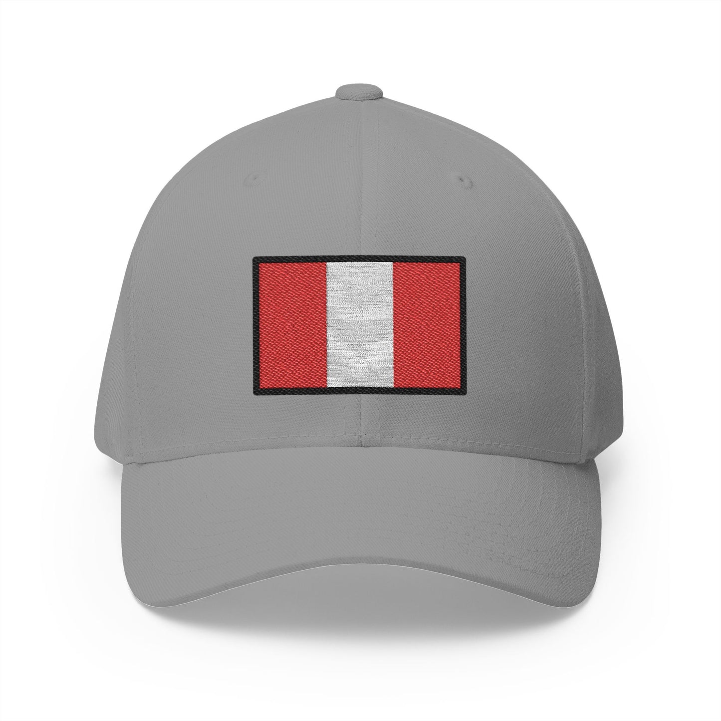 Flag: Peru Emoji Grey Cap – Premium by Capmoji