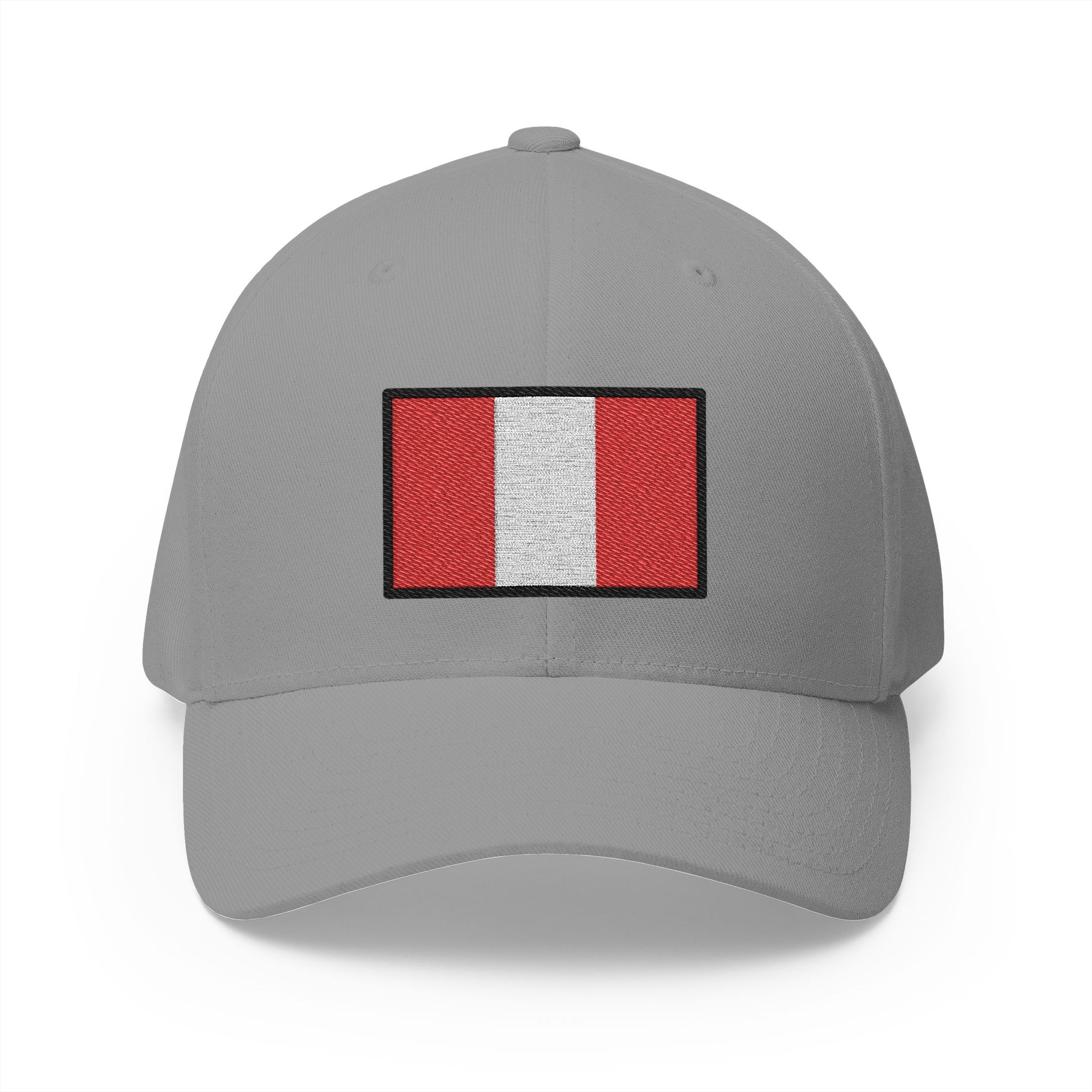 Flag: Peru Emoji Grey Cap – Premium by Capmoji