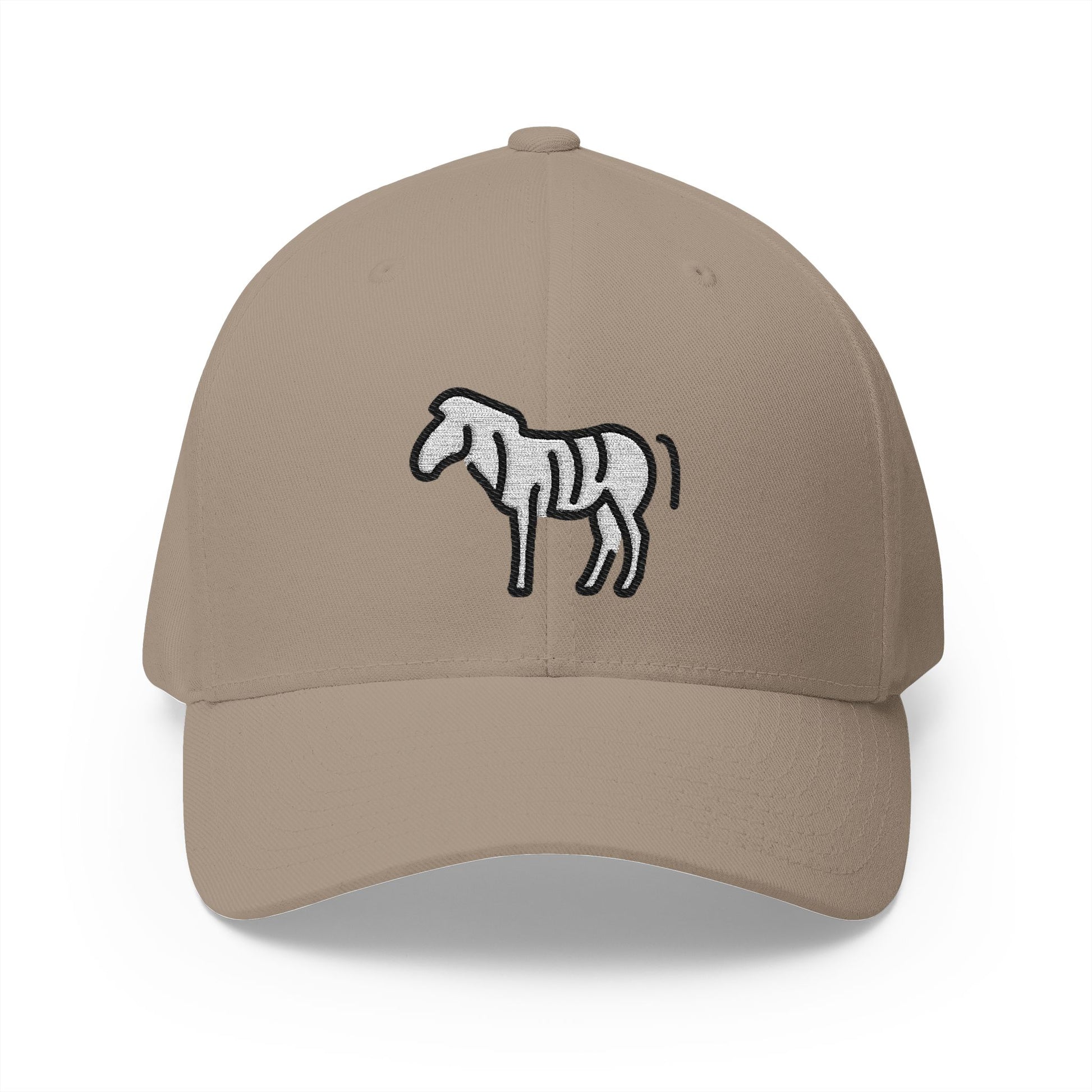 Zebra Emoji Khaki Cap – Premium by Capmoji