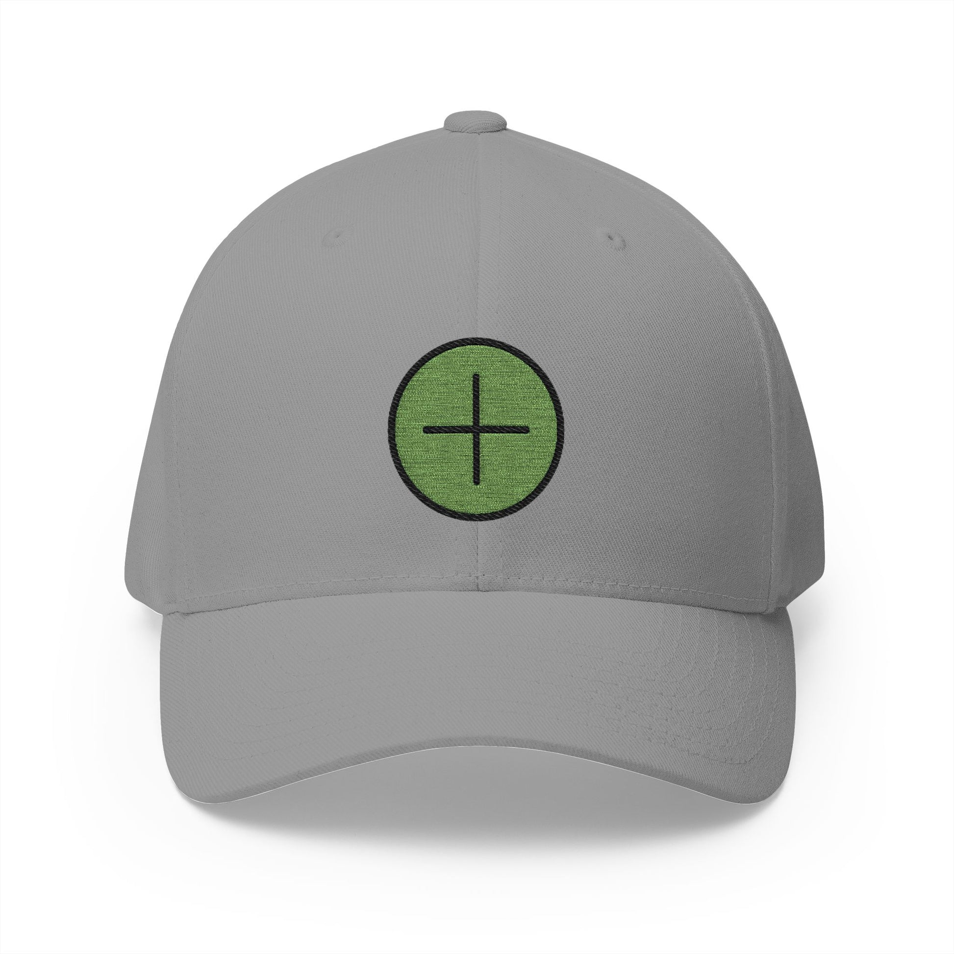 Add Button Emoji Grey Cap – Premium by Capmoji
