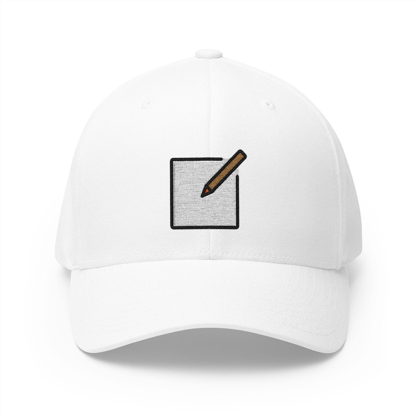 Edit Emoji White Cap – Premium by Capmoji