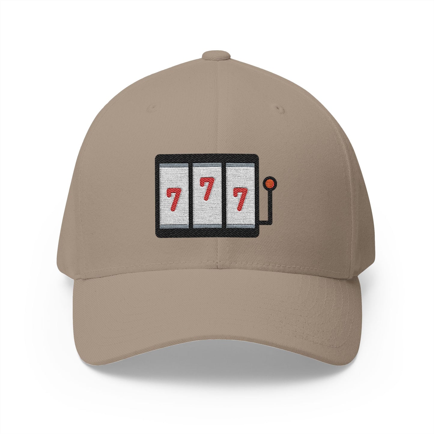 Slot Machine Emoji Khaki Cap – Premium by Capmoji