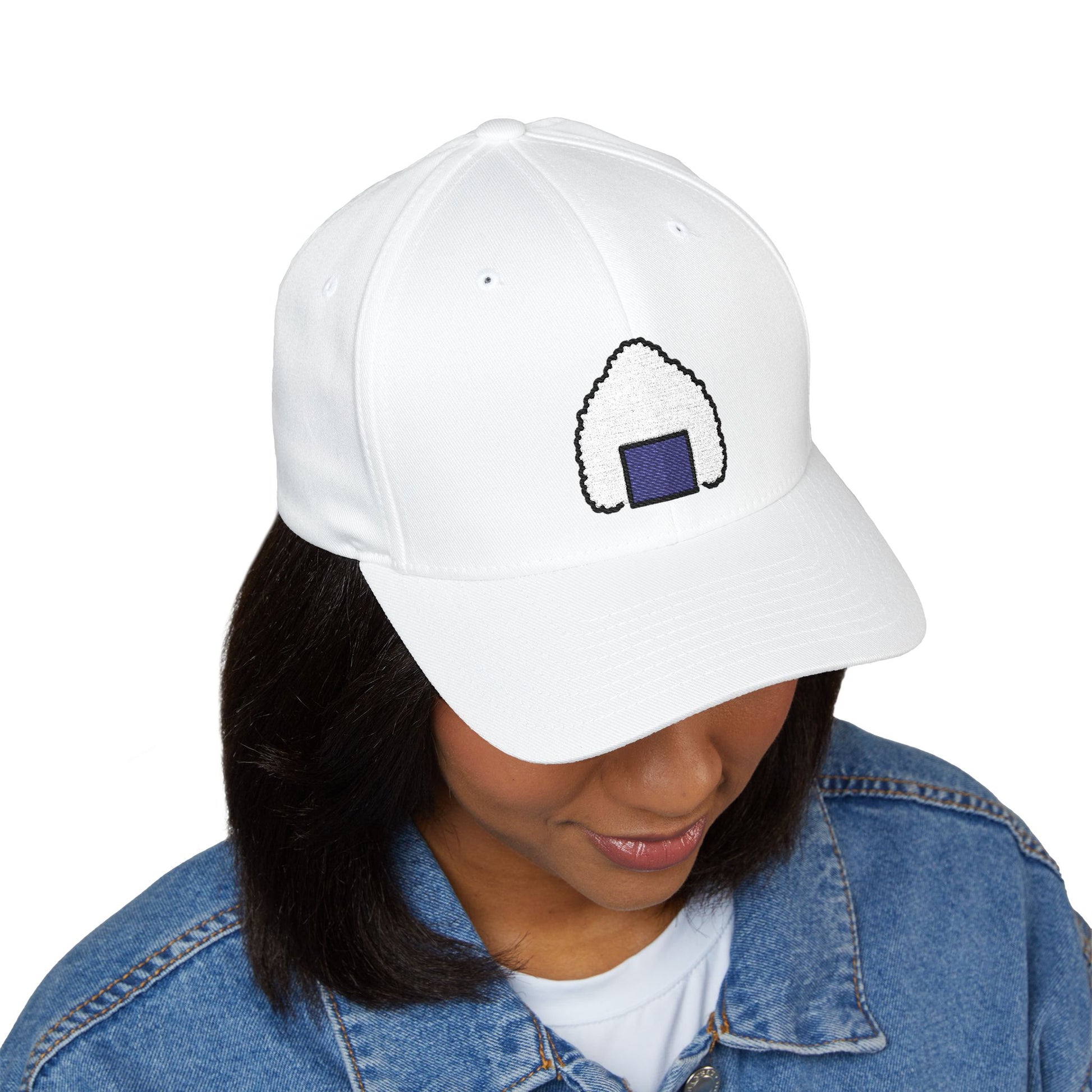 Rice Ball Emoji Cap – Premium by Capmoji