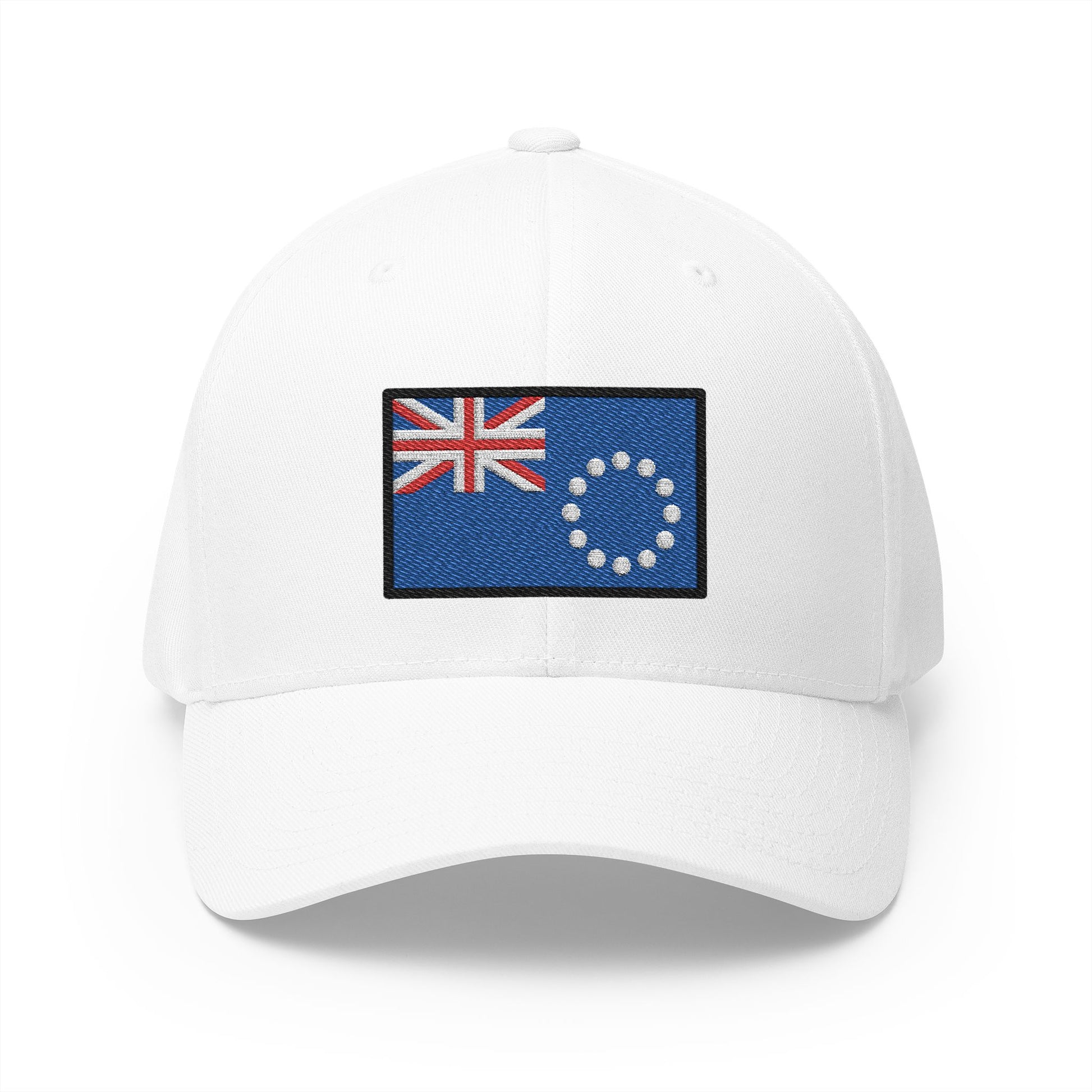 Flag: Cook Islands Emoji White Cap – Premium by Capmoji