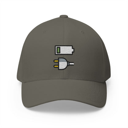 Charge Plug Emoji Olive Cap – Premium by Capmoji