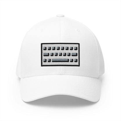 Keyboard Emoji White Cap – Premium by Capmoji