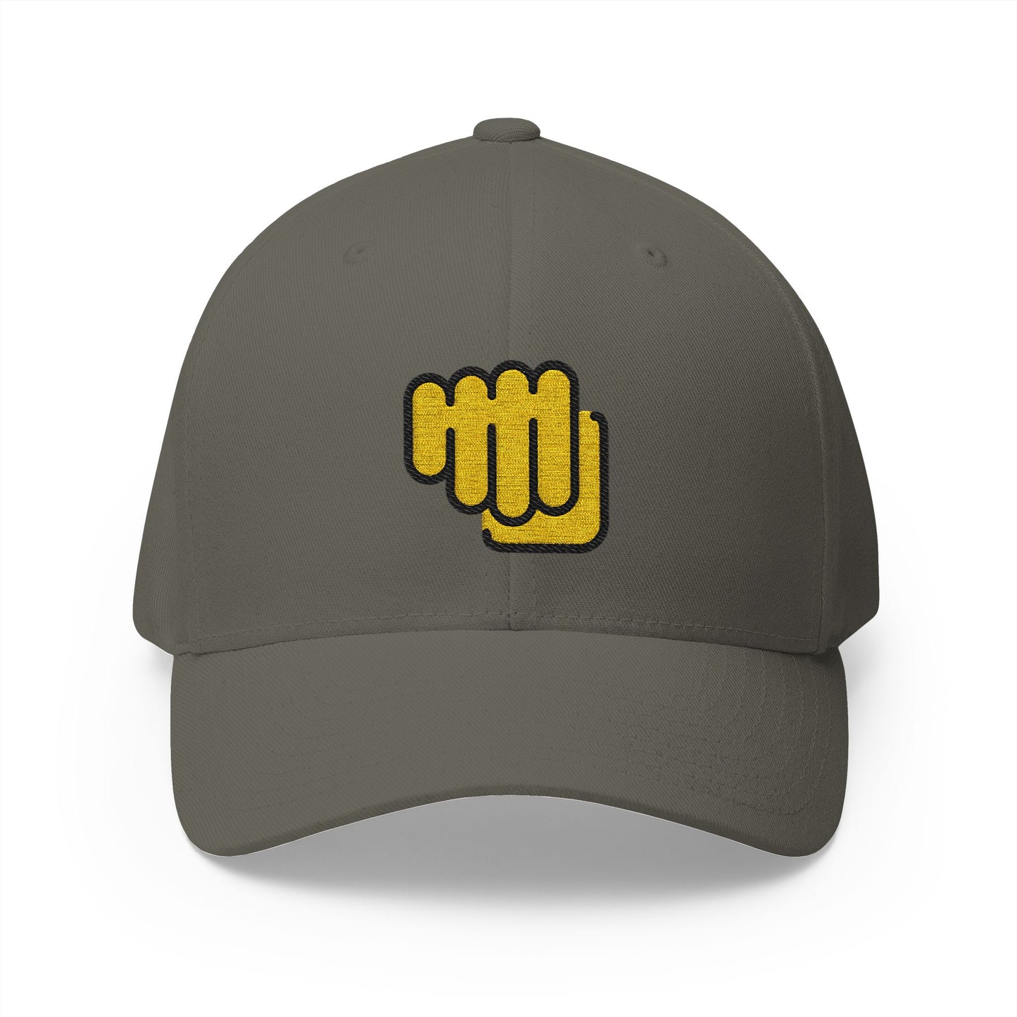 Oncoming Fist Emoji Olive Cap – Premium by Capmoji