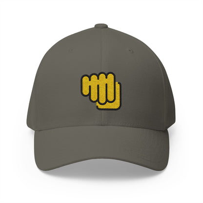 Oncoming Fist Emoji Olive Cap – Premium by Capmoji