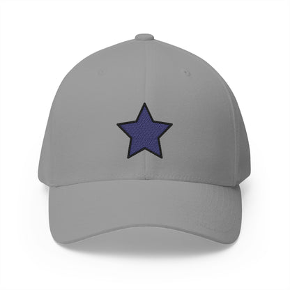 Black Star Emoji Grey Cap – Premium by Capmoji