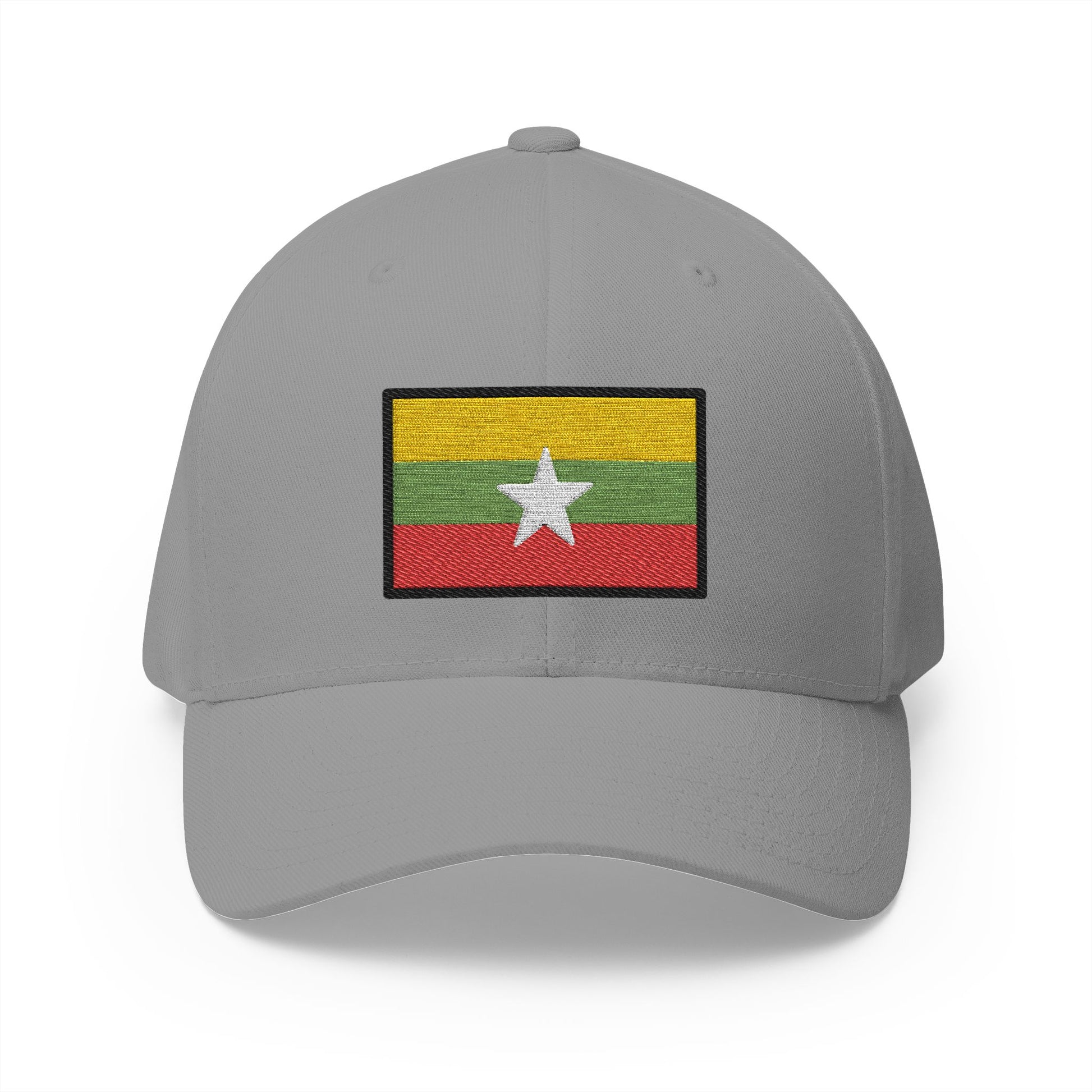 Flag: Myanmar (burma) Emoji Grey Cap – Premium by Capmoji