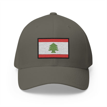 Flag: Lebanon Emoji Olive Cap – Premium by Capmoji
