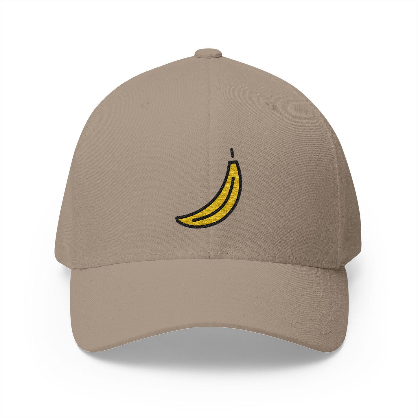 Banana Emoji Khaki Cap – Premium by Capmoji